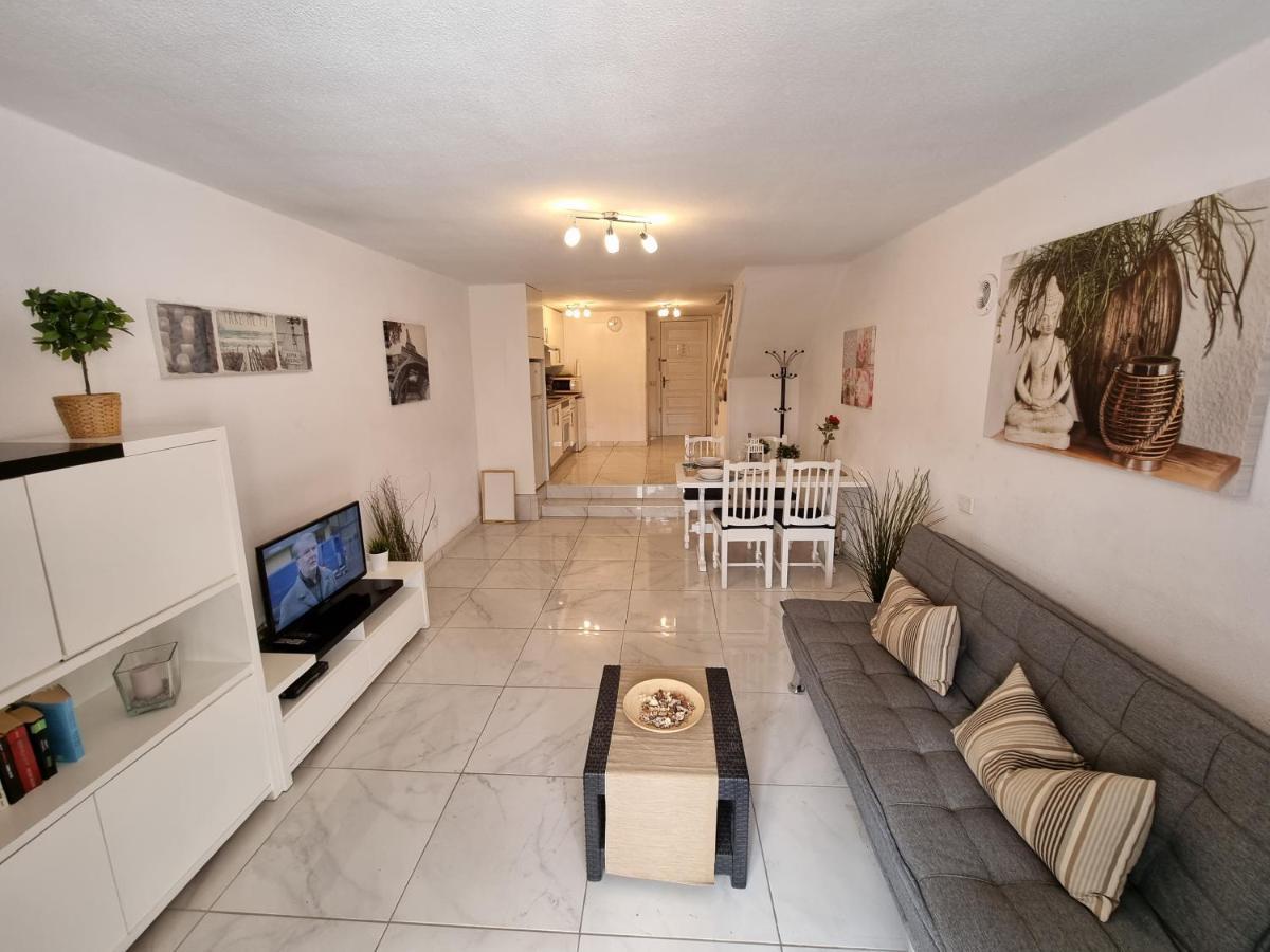 Duplex Apartment Vistamar, Sea-View, Heated Pool In Parque Santiago 2, Wifi Playa de las Americas  Eksteriør bilde