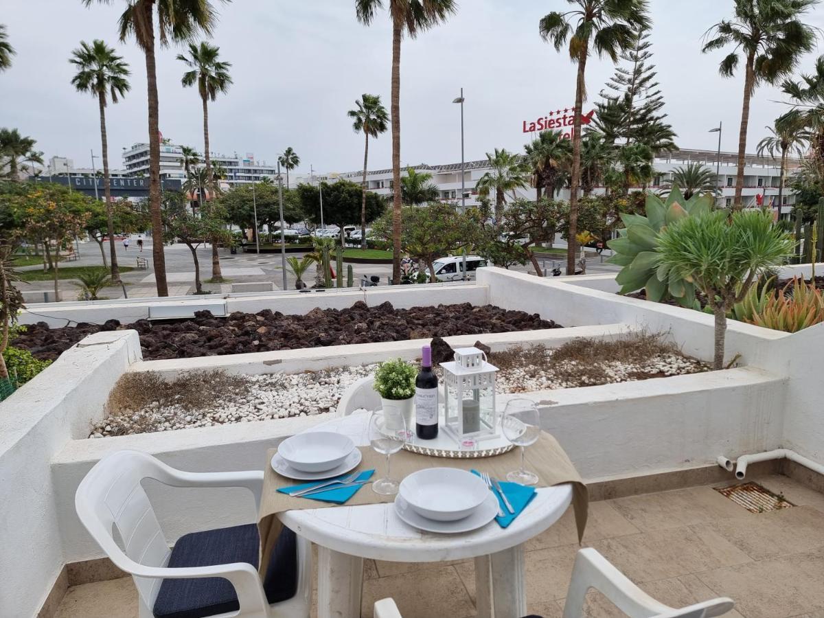 Duplex Apartment Vistamar, Sea-View, Heated Pool In Parque Santiago 2, Wifi Playa de las Americas  Eksteriør bilde