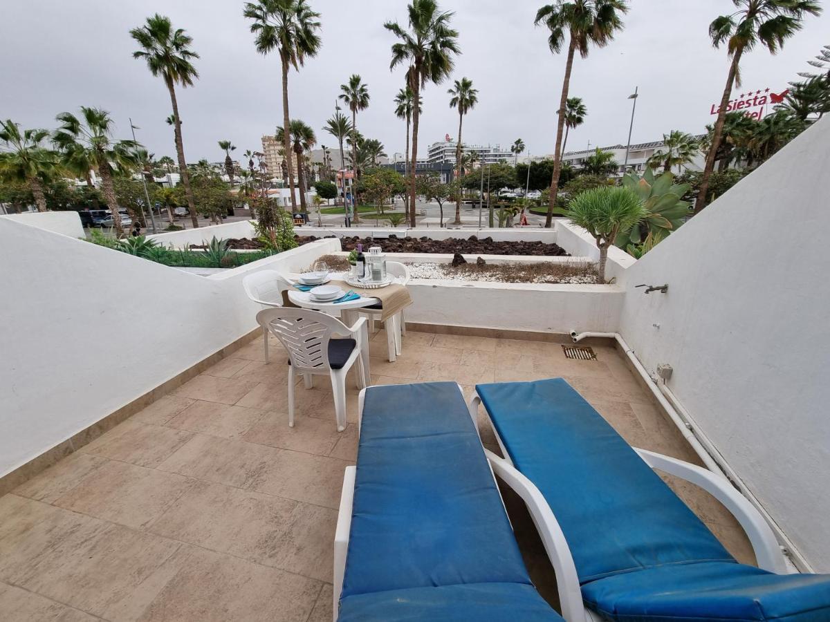 Duplex Apartment Vistamar, Sea-View, Heated Pool In Parque Santiago 2, Wifi Playa de las Americas  Eksteriør bilde