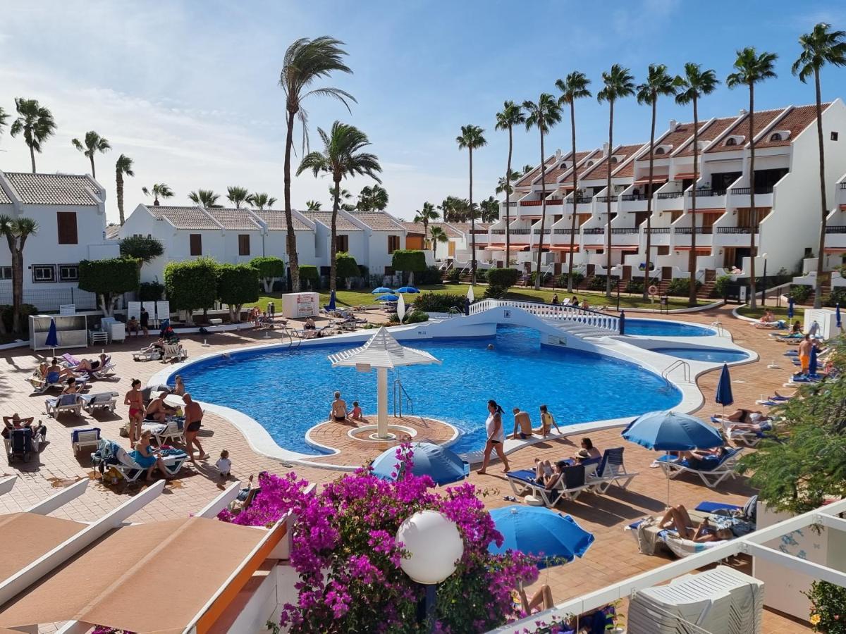 Duplex Apartment Vistamar, Sea-View, Heated Pool In Parque Santiago 2, Wifi Playa de las Americas  Eksteriør bilde